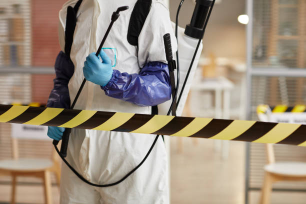 Professional Infectious Disease Decontamination technician working in Claremont, NH
